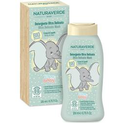 Disney Naturaverde Baby Ultra Delicate Wash Shower Gel And Shampoo 2 In 1 for Children from Birth 200 ml