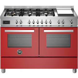 Bertazzoni PRO126G2EROT Professional gaskomfur Rød