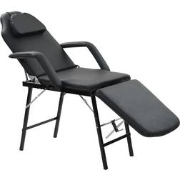 vidaXL Mobil Ansigtsbehandlingsstol Kunstlæder 185 x 78 x 76 cm