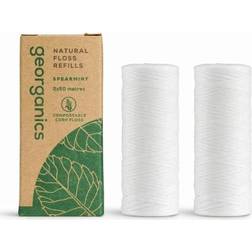 Georganics Bæredygtig Tandtråd Spearmint 2 x 50 mtr