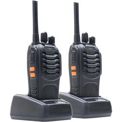 PNI R40 Pro Pmr Walkie Talkie 4 Units Black