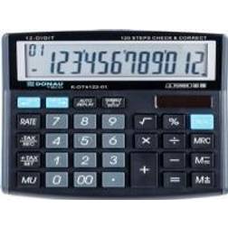 Donau calculator TECH office calculator, 12-digit. display, dim. 136x134x28 mm, black