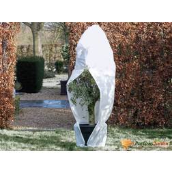 Nature Cubierta Plantas Invierno Con Cremallera Blanco 2,5x2x3 M White