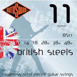 Rotosound Stainless Steel Medium Gauge Electric Guitar Strings (11 14 18 28 38 48)