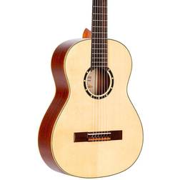 Ortega R121G-3/4 Family Series 3/4-Size Guitar Natural guitare classique avec housse