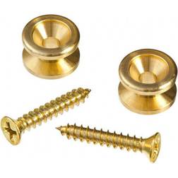 D'Addario Planet Waves Solid Brass End Pins 1 Pair Brass PWEP302