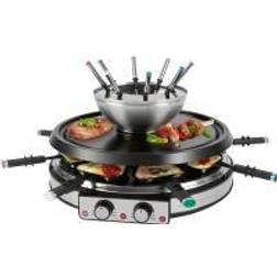 ProfiCook 2in1 Raclette Grill & Fondue Set