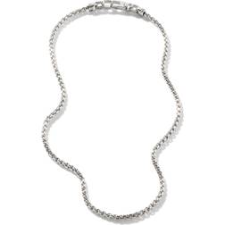 John Hardy Box Chain Necklace 4mm - Silver