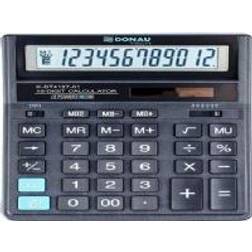 Donau calculator TECH office calculator, 12-digit. display, dim. 203x158x31 mm, black