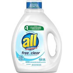 all Liquid Laundry Detergent, Free Clear for Sensitive Skin, 88