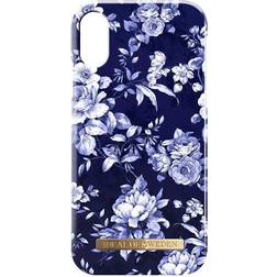 iDeal of Sweden Coque pour iPhone XS Max Résistante Design Epuré Sailor Blue Bloom