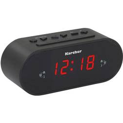Kärcher UR 1030 Uhrenradio Dual-Alarm schwarz