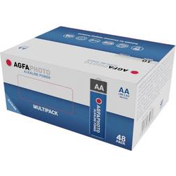 AGFAPHOTO Batteri AA (R6) Alkaliskt AgfaPhoto Power LR6 1.5 V 48 st