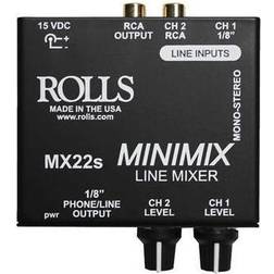 Rolls MX22s Mini Mix 2-Channel Mixer MX22S