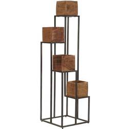 Dkd Home Decor Kruka Metall Mangoträ 40 40cm