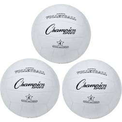 Champion Sports Sports Rubber Volleyball Set of 3