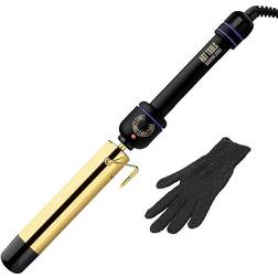 Hot Tools Signature Series 1.25" Curling Iron Wand In Gold Black/gold gold