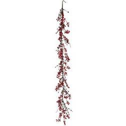 Vickerman 6' Red Snow Berry Garland