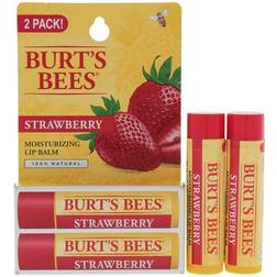 Burt's Bees 100% Natural Moisturizing Lip Balm Strawberry with Fruit Extracts