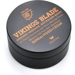 VIKINGS BLADE Luxury FOAMING Shaving Cream, Sandalwood & Western Red Cedar, Surfactant Base