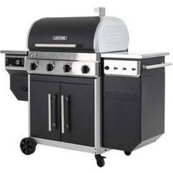 Lifetime 4-Burner Gas Grill and Pellet Smoker