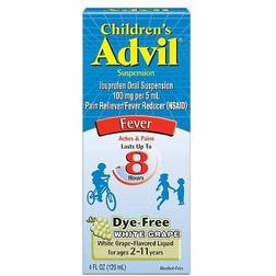 Children's Advil Liquid Pain Reliever and Fever Reducer White Grape