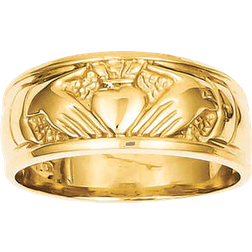 Quality Gold Claddagh Ring - Gold