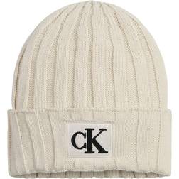 Calvin Klein Monogram Rib Knit Beanie