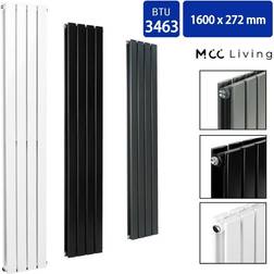 MCC Direct Grey, 1600x272 Double MCC Radiator Horizontal Vertical Designer
