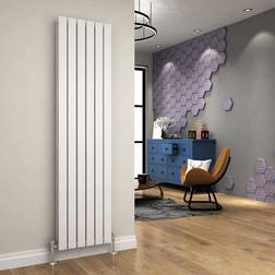 Elegant 1800 456mm White Designer Radiator Vertical Double Panel Rad