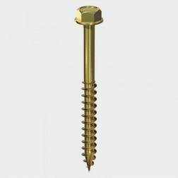 Timco Solo Advanced Hex Head Gold Coach Woodscrews