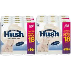 Hush Luxury 3Ply Bathroom Tissue 36pcs