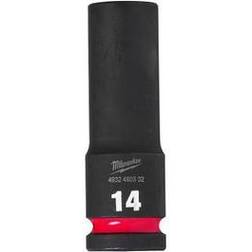 Milwaukee SHOCKWAVE 1/2" Impact Hex Deep Socket 14mm