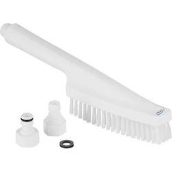 Vikan Waterfed Hand Brush - White-Stiff