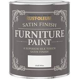 Rust-Oleum Satin Furniture Paint Chalk White 0.75L