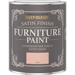 Rust-Oleum Satin Furniture Paint Coral 750Ml 0.75L