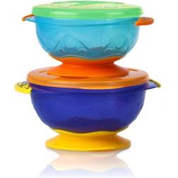 Nuby Stackable Suction Bowls 2s