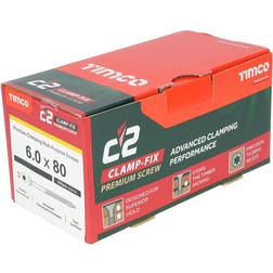 Timco C2 Clamp-Fix Multi-Purpose Premium Countersunk Gold Woodscrews