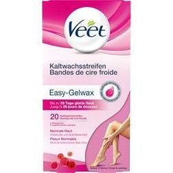 Veet Kallvaxremsor med Easy-Gelwax Technology- 20 Stycken