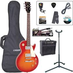 Encore Electric Guitar Outfit Cherry Sunburst