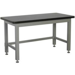 Steel Industrial Workbench 1500mm x 750mm Laminate Worktop Adjustable Feet