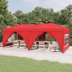 vidaXL foldbart festtelt med sidevægge 3x6