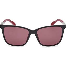 adidas Sport Unisex Sonnenbrillen Plastik - Schwarz/Rot