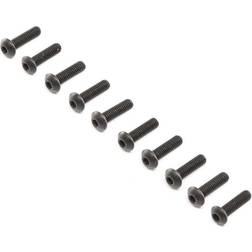 Losi Button Head Screws, Steel, Black