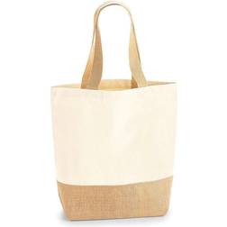 Westford Mill Jute Base Canvas Shopper