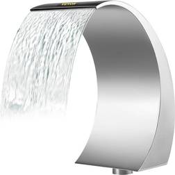 VEVOR 11.8" 23.6" 17.7" Stainless Steel Decorative Waterfall Pool Fountain For Garden Pond Indoors