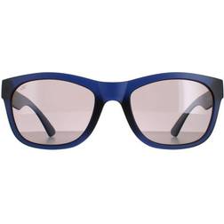 Serengeti Square Matte Crystal Blue Saturn Polarized Smoke Chandler