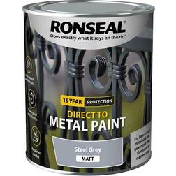 Ronseal Direct to Metal Paint - Steel Gray