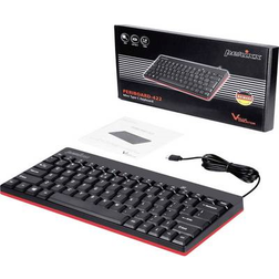 Perixx PERIBOARD-422 Mini Kompakt Trådbundet Tangentbord USB C
