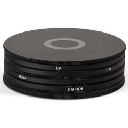 (62mm) Urth UV, CPL, ND64, Soft Grad ND8 Lens Filter Kit